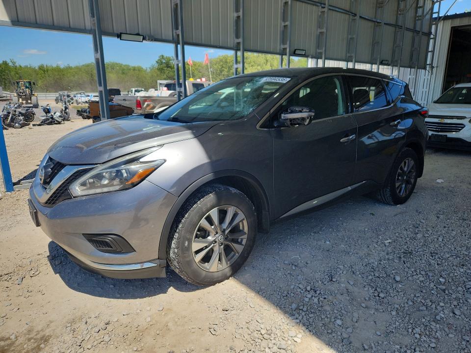 2018 Nissan VIN 5N1AZ2MGXJN154857 COPART salvage auction — HAIL, Mo - Certificate Of Title, sold $2,200 on 2026-07-03 (photo 1)