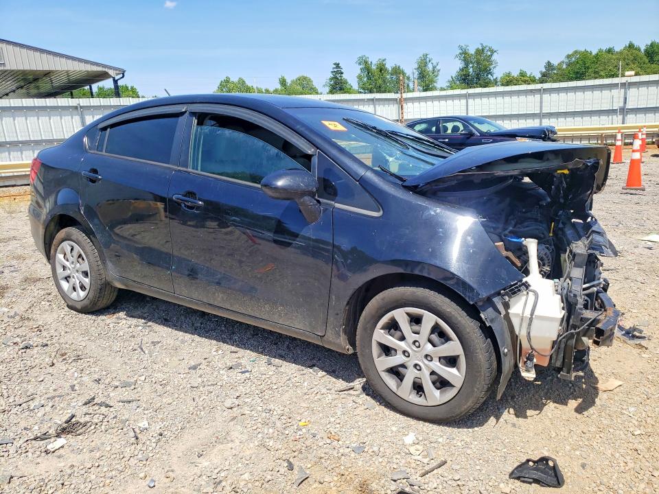 2016 Kia Rio VIN KNADM4A3XG6536013 COPART salvage auction — FRONT END, Va - Cert Of Title - Salvage, sold $250 on 2026-07-24 (photo 4)