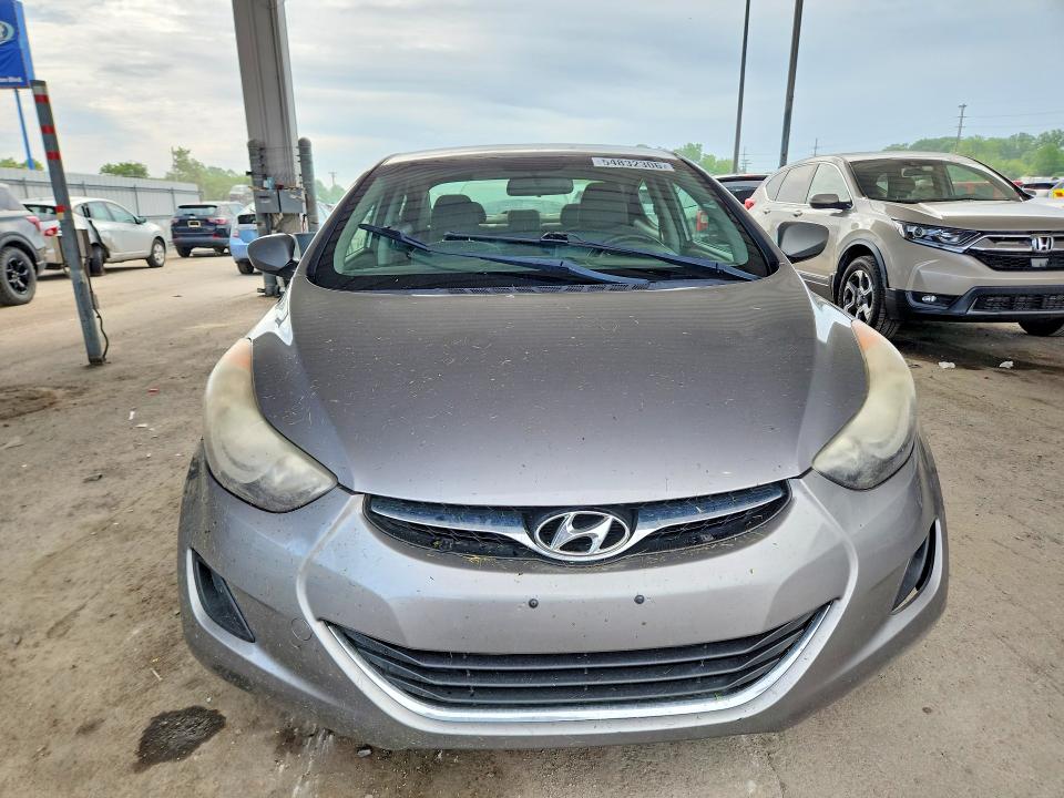 2011 Hyundai Elantra VIN KMHDH4AE0BU117127 COPART salvage auction — FRONT END, In - Certificate Of Title, sold $300 on 2026-07-20 (photo 5)