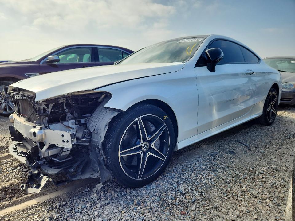 2018 Mercedes-benz C-klasse VIN WDDWJ4JB5JF750383 COPART salvage auction — FRONT END, CA - SALVAGE CERTIFICATE, sold $5,900 on 2026-07-28 (photo 1)
