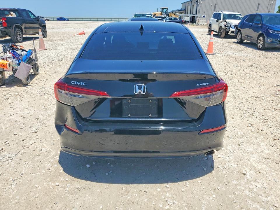 2022 Honda Civic VIN 2HGFE2F54NH567052 COPART salvage auction — REAR END, Tx - Salvage Vehicle Title, sold $9,100 on 2026-07-02 (photo 6)