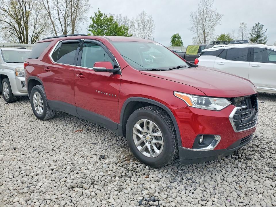 2020 Chevrolet Traverse VIN 1GNEVGKW9LJ262770 COPART salvage auction — FRONT END, Mi - Certificate Of Title, sold $8,700 on 2026-07-02 (photo 4)