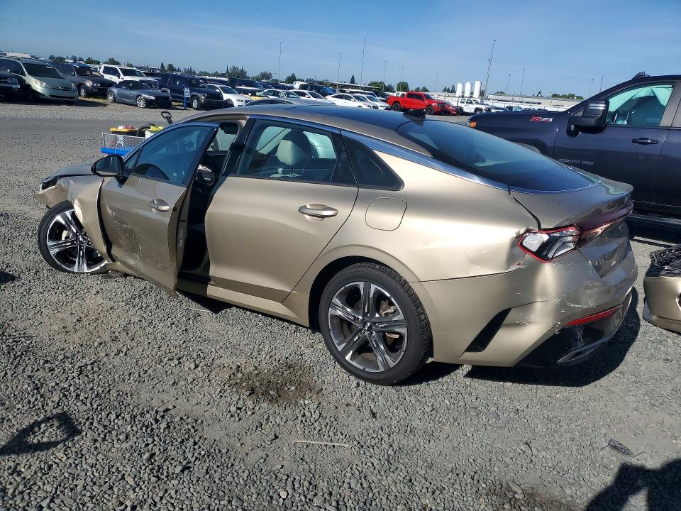 2021 Kia K5 VIN 5XXG34J20MG059163 COPART salvage auction — FRONT END, Ca - Salvage Certificate, sold $1,300 on 2026-07-02 (photo 2)