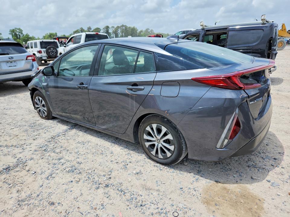 2021 Toyota Prius VIN JTDKAMFP1M3177016 COPART salvage auction — FRONT END, TX - SALVAGE VEHICLE TITLE, sold $3,850 on 2026-07-31 (photo 2)
