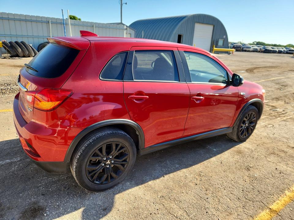 2018 Mitsubishi Outlander VIN JA4AP3AUXJZ031556 COPART salvage auction — HAIL, Ks - Cert Of Title-Salvage, sold $2,650 on 2026-07-08 (photo 3)