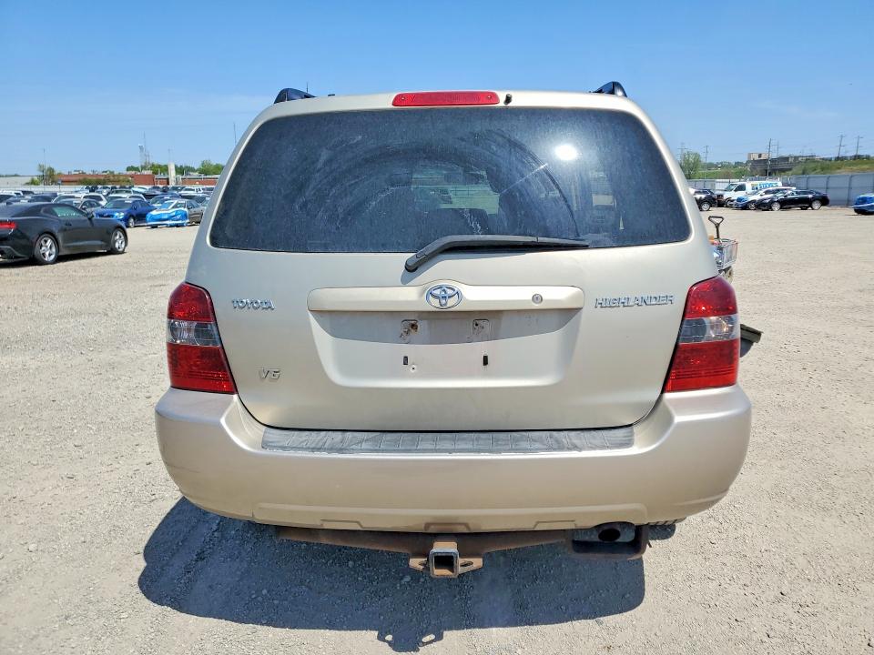 2007 Toyota Highlander VIN JTEDP21A270138578 COPART salvage auction — SIDE, Ia - Cert Of Title-Salvage Title, sold $600 on 2026-07-08 (photo 6)