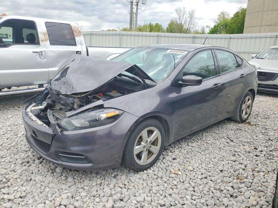 2016 Dodge Dart VIN 1C3CDFBB5GD504456 COPART salvage auction — FRONT END, Id - Salvage Certificate Of Title, sold $525 on 2026-07-09 (photo 1)