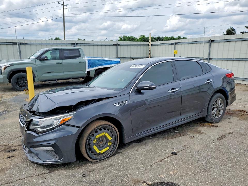 2019 Kia Optima VIN 5XXGT4L32KG311059 COPART salvage auction — FRONT END, Al - Cert Of Title-Salvage Title, sold $800 on 2026-07-09 (photo 1)