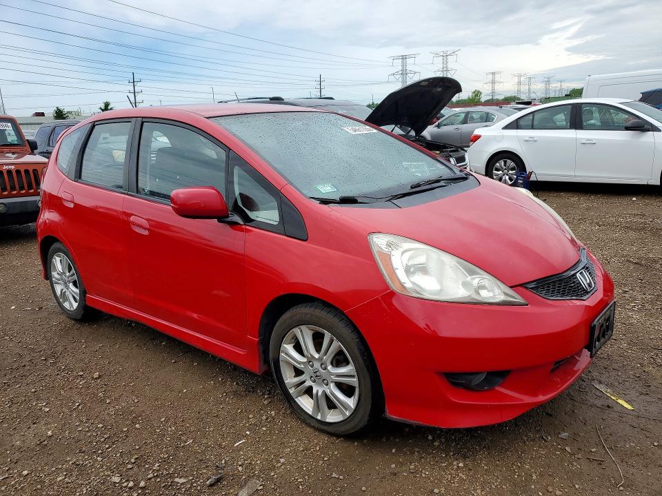 2011 Honda Fit VIN JHMGE8G56BS001384 COPART salvage auction — FRONT END, Il - Salvage Certificate, sold $1,450 on 2026-07-07 (photo 4)
