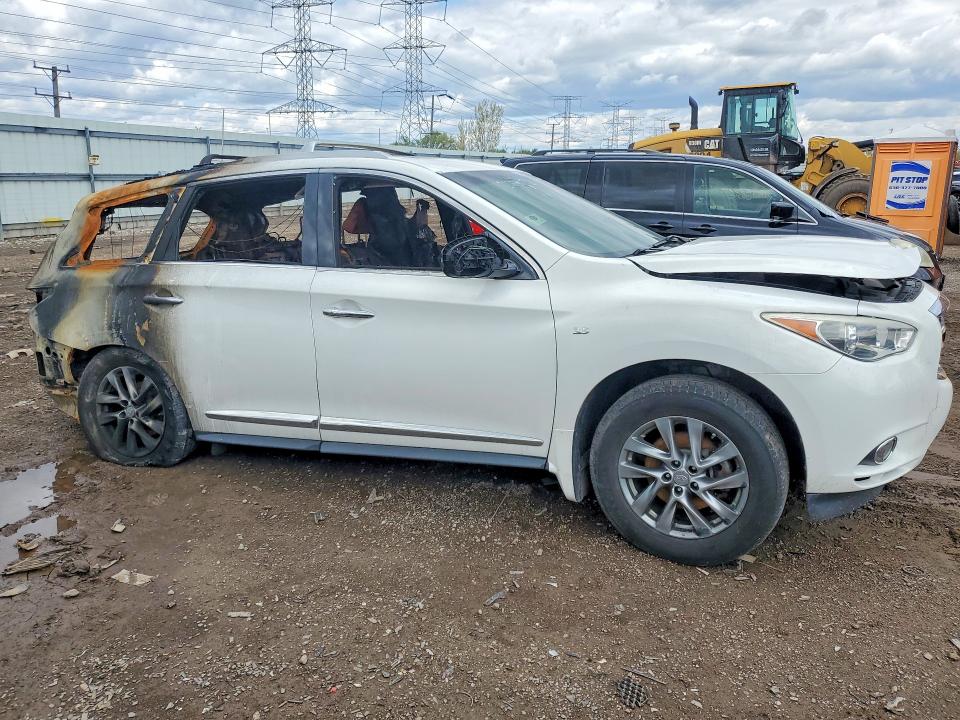 2014 Infiniti Qx60 VIN 5N1AL0MM4EC530837 COPART salvage auction — BURN, Il - Salvage Certificate, sold $600 on 2026-07-09 (photo 4)