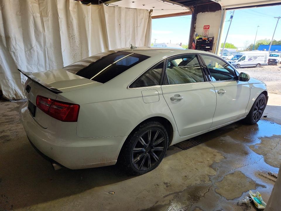 2013 Audi A6 VIN WAUGGAFC8DN047347 COPART salvage auction — FRONT END, Pa - Certificate Of Salvage, sold $575 on 2026-07-30 (photo 3)