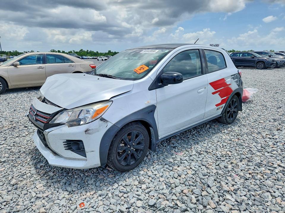 2023 Mitsubishi Mirage VIN ML32AWHJ9PH004911 COPART salvage auction — FRONT END, Fl - Cert Of Title Slvg Rebuildable, sold $2,600 on 2026-07-10 (photo 1)