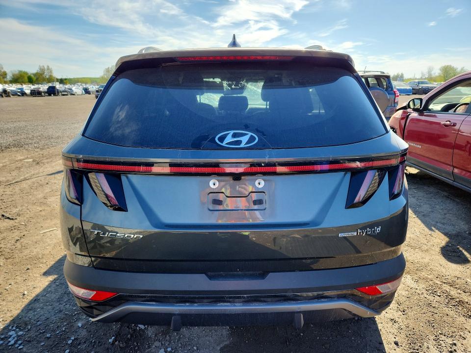 2022 Hyundai Tucson VIN KM8JCCA19NU072377 COPART salvage auction — ROLLOVER, On - Bill Of Sale - Parts Only, sold $550 on 2026-07-21 (photo 6)