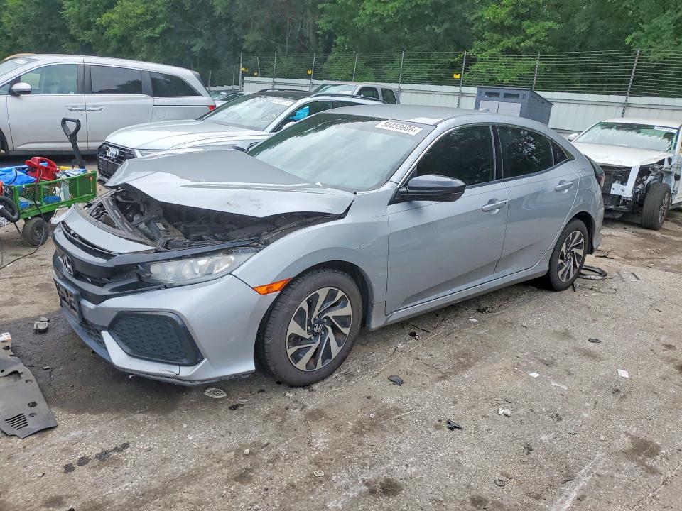 2017 Honda Civic VIN SHHFK7H24HU210079 COPART salvage auction — FRONT END, Ga - Cert Of Title-Salvage, sold $2,750 on 2026-07-28 (photo 1)