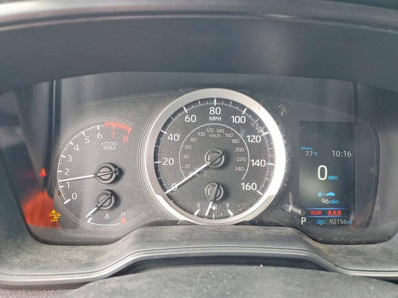 2021 Toyota Corolla VIN JTDEPMAE1MJ141548 COPART salvage auction — FRONT END, Tx - Salvage Vehicle Title, sold $4,200 on 2026-07-10 (photo 9)