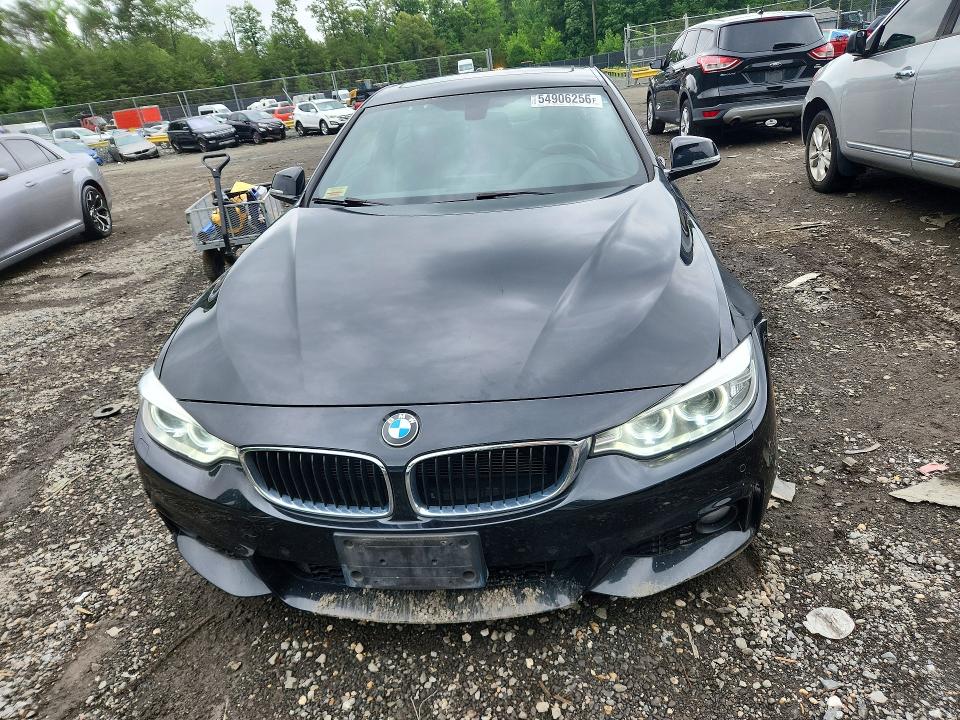 2016 BMW 4er VIN WBA3R5C51GK374443 COPART salvage auction — UNDERCARRIAGE, Md - Cert Of Salvage > 75% Damage, sold $6,400 on 2026-07-07 (photo 5)