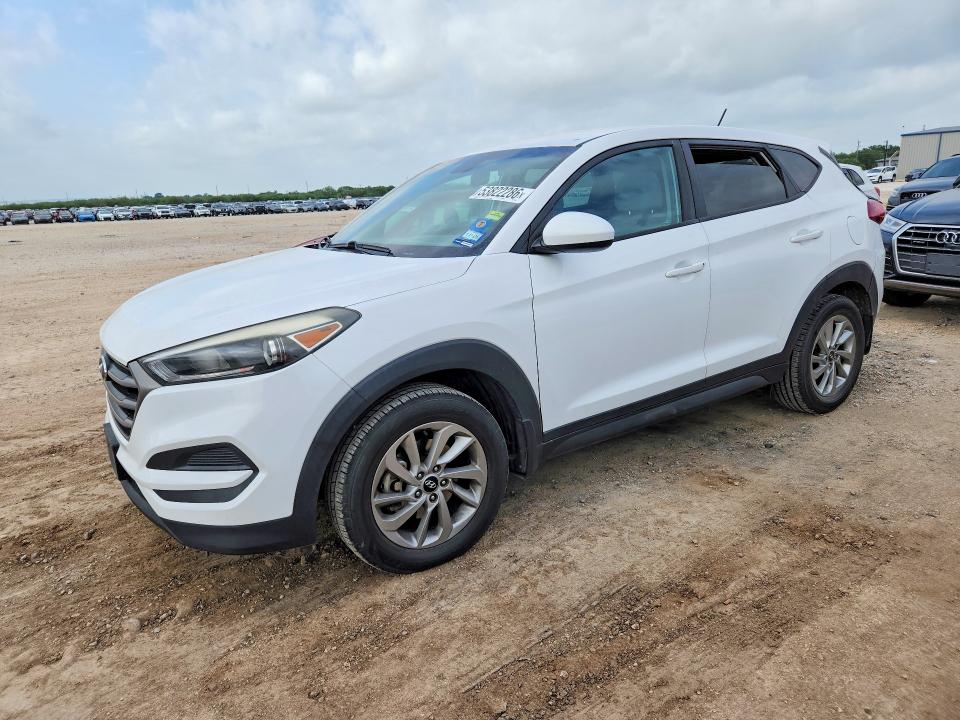 2016 Hyundai Tucson VIN KM8J23A43GU227036 COPART salvage auction — REAR END, Tx - Salvage Vehicle Title, sold $2,300 on 2026-07-09 (photo 1)