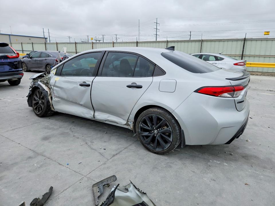 2022 Toyota Corolla VIN 5YFS4MCE9NP139603 COPART salvage auction — UNDERCARRIAGE, Tx - Salvage Vehicle Title, sold $5,400 on 2026-07-17 (photo 2)
