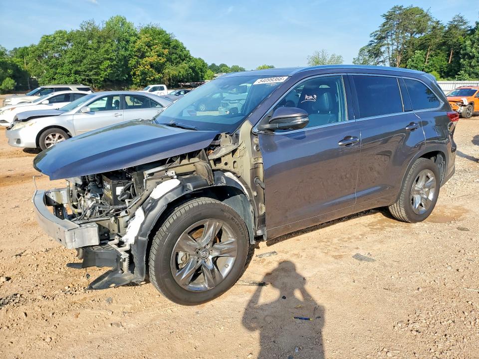 2019 Toyota Highlander VIN 5TDYZRFHXKS308884 COPART salvage auction — FRONT END, Nc - Salvage Certificate Of Title, sold $12,000 on 2026-07-06 (photo 1)