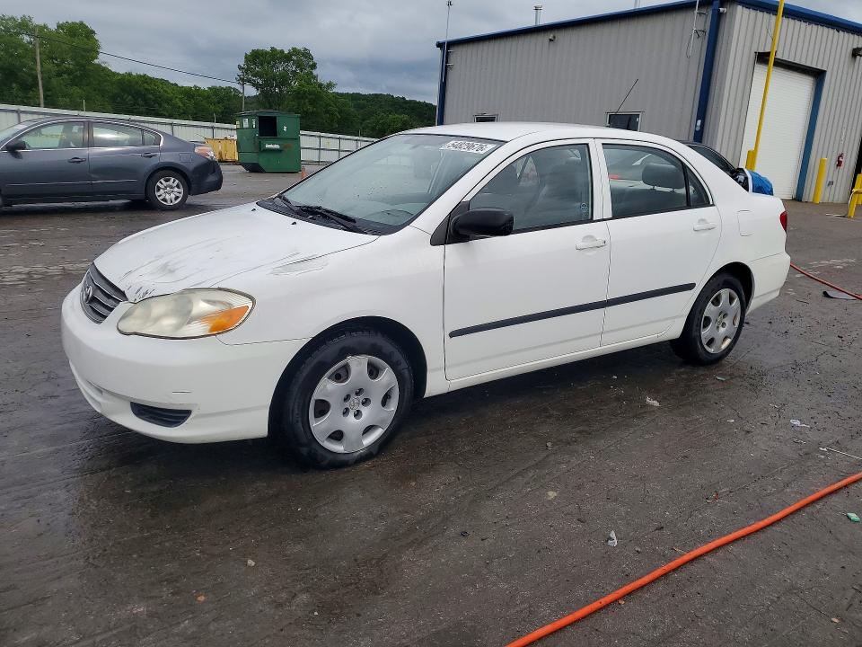 2004 Toyota Corolla VIN JTDBR32E942033081 COPART salvage auction — FRONT END, Tn - Salvage Certificate, sold $1,350 on 2026-07-20 (photo 1)