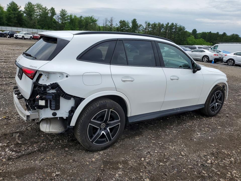2025 Mercedes-benz Glc VIN W1NKM4HBXSF265964 COPART salvage auction — SIDE, Md - Cert Of Salvage > 75% Damage, sold $17,900 on 2026-07-27 (photo 3)