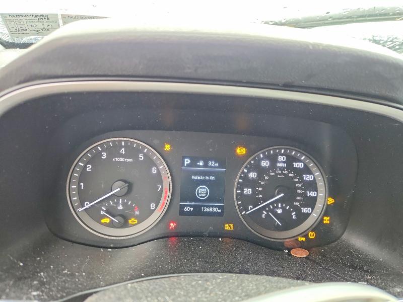 2019 Hyundai Tucson VIN KM8J3CA49KU014629 COPART salvage auction — FRONT END, Pa - Certificate Of Salvage, sold $825 on 2026-07-07 (photo 9)