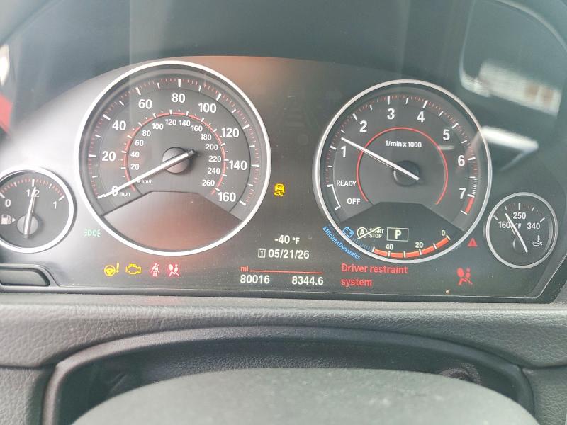 2017 BMW 3er VIN WBA8E1G37HNU16892 COPART salvage auction — FRONT END, Fl - Cert Of Title Slvg Rebuildable, sold $3,050 on 2026-07-20 (photo 9)