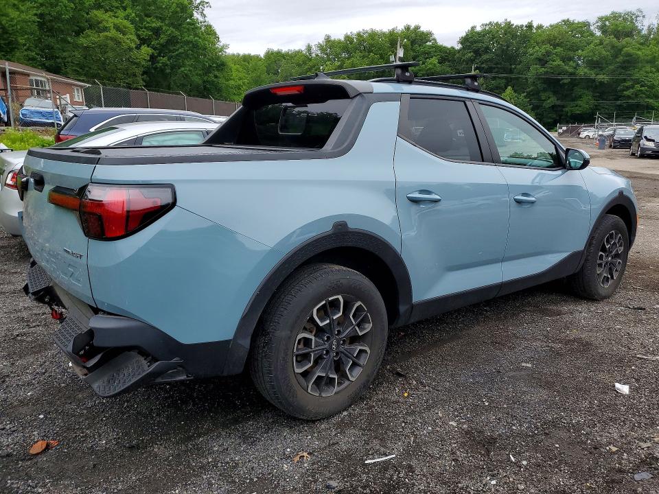 2022 Hyundai Santa cruz VIN 5NTJDDAF4NH021545 COPART salvage auction — REAR END, Md - Cert Of Salvage > 75% Damage, sold $2,650 on 2026-07-28 (photo 3)