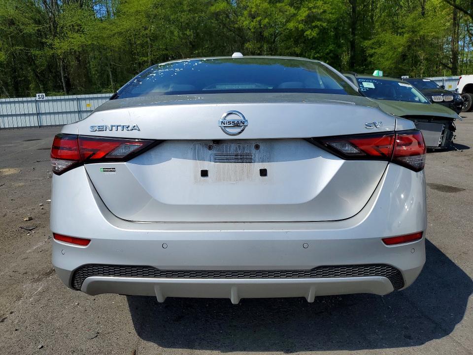 2022 Nissan Sentra VIN 3N1AB8CV8NY221978 COPART salvage auction — FRONT END, Md - Cert Of Salvage > 75% Damage, sold $125 on 2026-07-28 (photo 6)