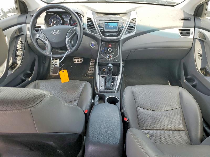 2014 Hyundai Elantra VIN KMHDH4AH8EU177042 COPART salvage auction — FRONT END, Fl - Cert Of Title Slvg Rebuildable, sold $750 on 2026-07-13 (photo 8)