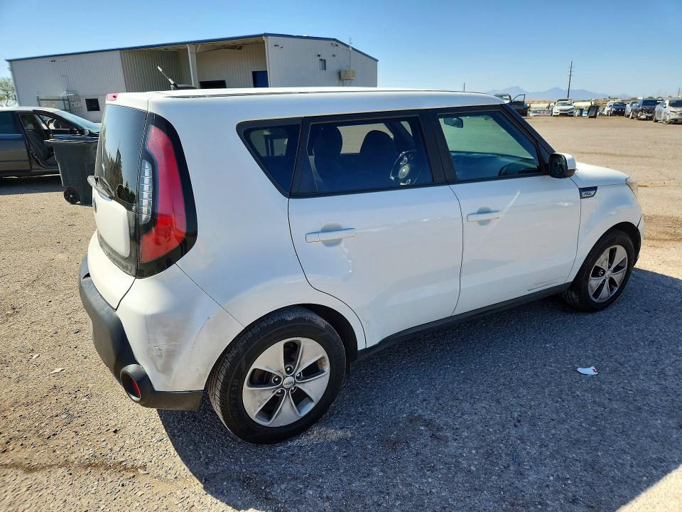2015 Kia Soul VIN KNDJN2A23F7231489 COPART salvage auction — FRONT END, AZ - CERT OF TITLE - SALVAGE, sold $325 on 2026-07-24 (photo 3)
