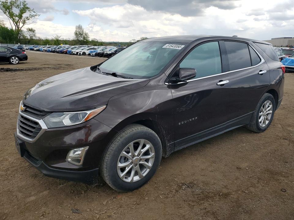 2020 Chevrolet Equinox VIN 2GNAXKEV7L6109753 COPART salvage auction — HAIL, Ia - Cert Of Title-Salvage Title, sold $2,950 on 2026-07-06 (photo 1)