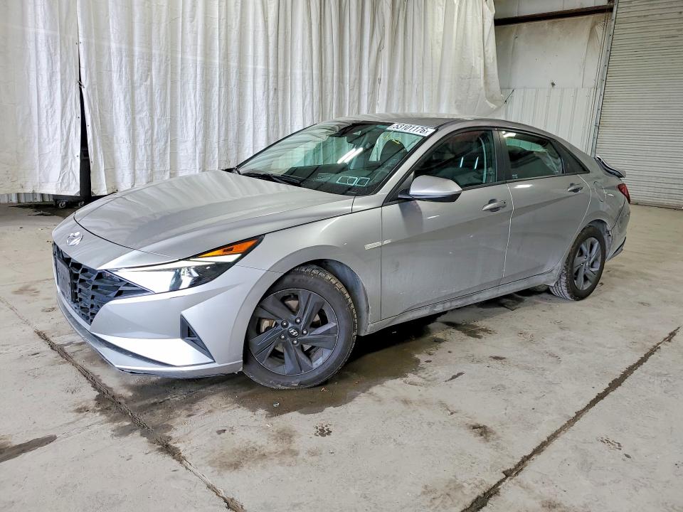 2021 Hyundai Elantra VIN 5NPLM4AG1MH045820 COPART salvage auction — REAR END, Ny - Mv-907A Salvage Certificate, sold $2,350 on 2026-07-13 (photo 1)