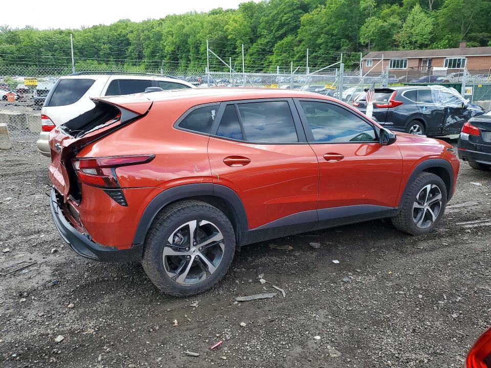2024 Chevrolet VIN KL77LGE28RC094274 COPART salvage auction — REAR END, Md - Cert Of Salvage < 75% Damage, sold $7,300 on 2026-07-16 (photo 3)