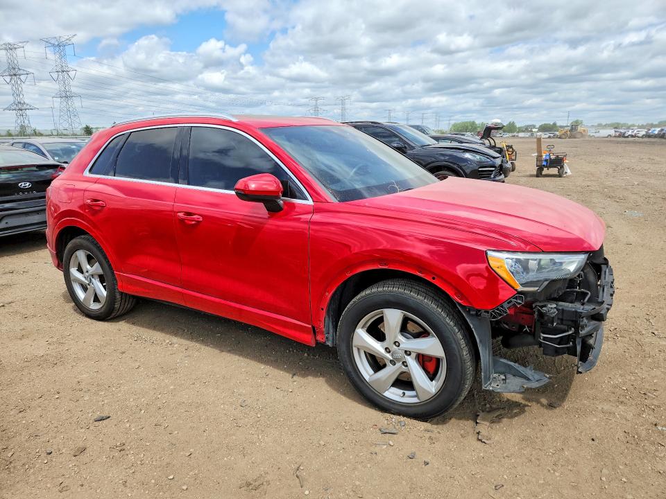 2020 Audi Q3 VIN WA1AECF33L1103740 COPART salvage auction — FRONT END, Il - Salvage Certificate, sold $6,600 on 2026-07-21 (photo 4)