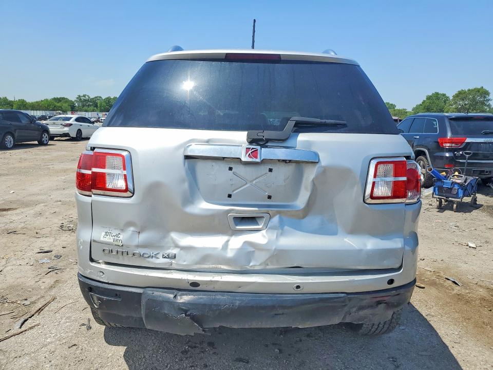 2009 Saturn Outlook VIN 5GZER13D89J112471 COPART salvage auction — REAR END, In - Cert Of Title-Salvage Title, sold $525 on 2026-07-06 (photo 6)