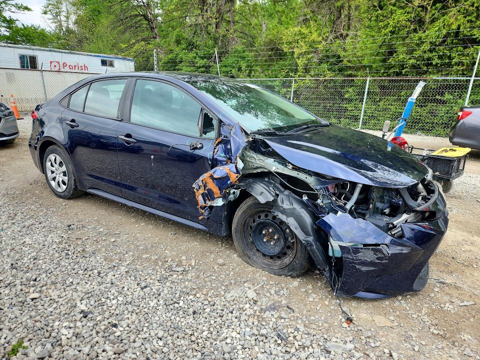 2022 Toyota Corolla VIN 5YFEPMAE0NP335193 COPART salvage auction — FRONT END, Oh - Cert Of Title-Salvage, sold $4,450 on 2026-07-08 (photo 4)