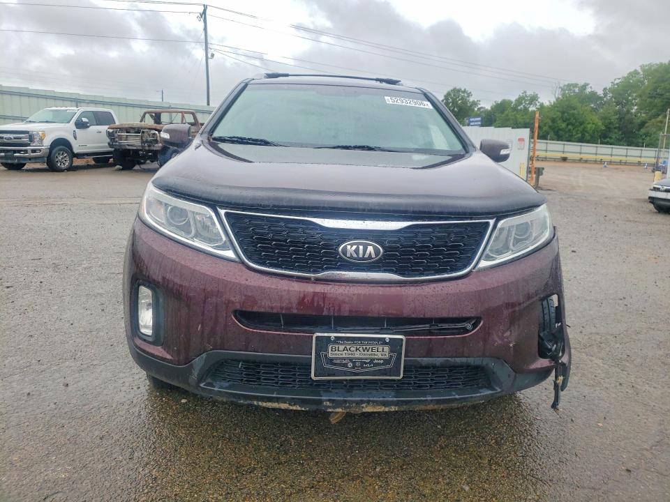 2014 Kia Sorento VIN 5XYKU4A7XEG432158 COPART salvage auction — FRONT END, Va - Cert Of Title - Salvage, sold $1,550 on 2026-07-06 (photo 5)