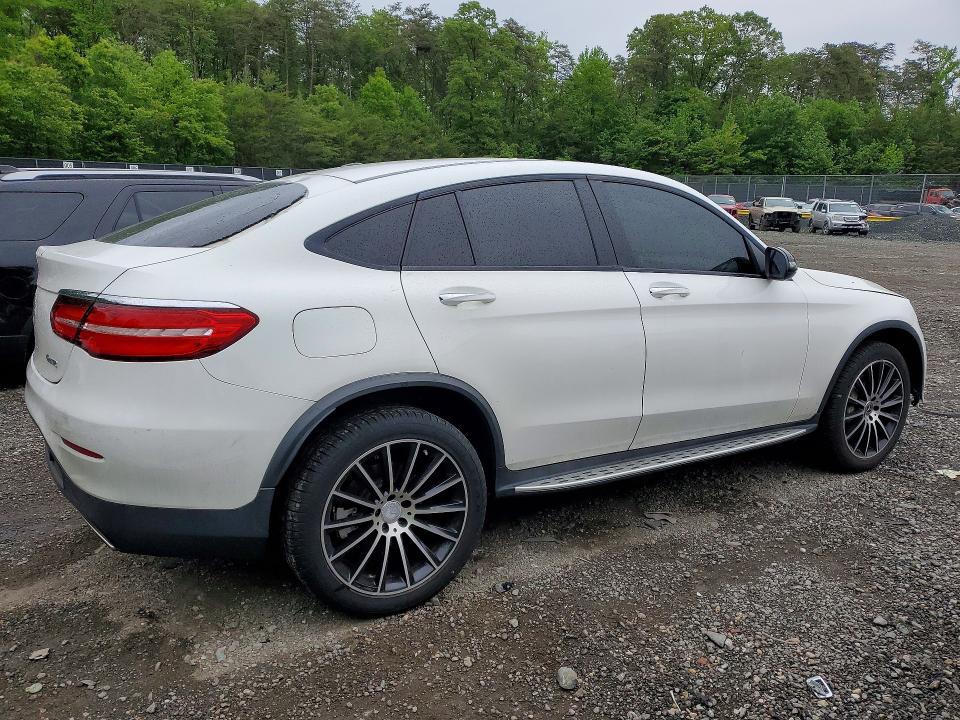 2019 Mercedes-benz Glc VIN WDC0J4KB8KF572012 COPART salvage auction — FRONT END, Salvage Title, sold $15,700 on 2026-07-31 (photo 3)