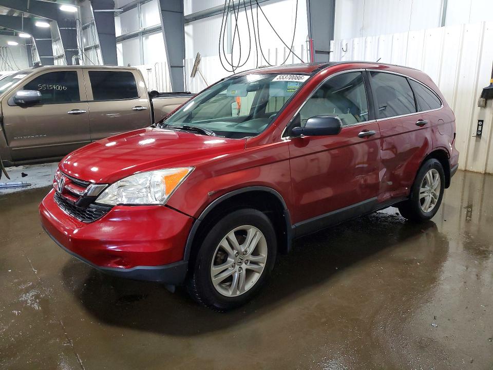 2010 Honda Cr-v VIN JHLRE4H57AC000290 COPART salvage auction — FRONT END, Mn - Cert Of Title-Prior Salvage, sold $3,350 on 2026-07-07 (photo 1)