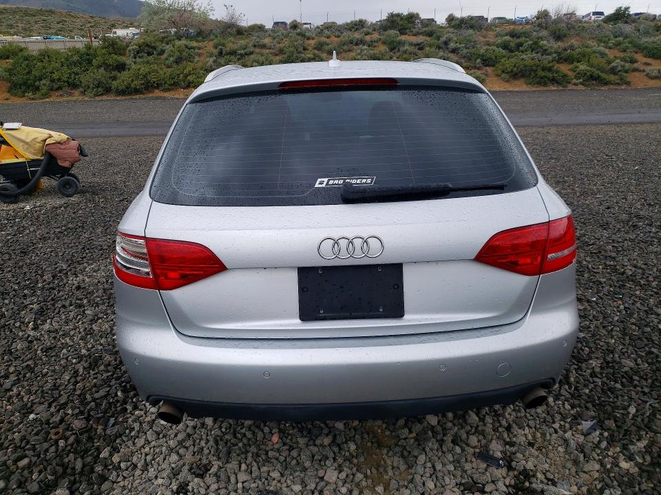 2011 Audi A4 VIN WAUWFAFL9BA044024 COPART salvage auction — REAR END, Nv - Salvage Title, sold $500 on 2026-07-23 (photo 6)
