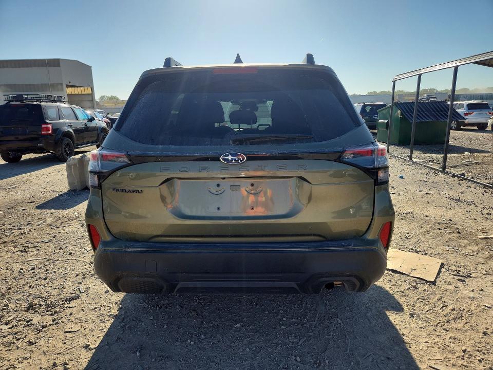 2026 Subaru Forester VIN 4S4SLDB66T3088060 COPART salvage auction — HAIL, Ks - Cert Of Title-Salvage, sold $19,600 on 2026-07-28 (photo 6)