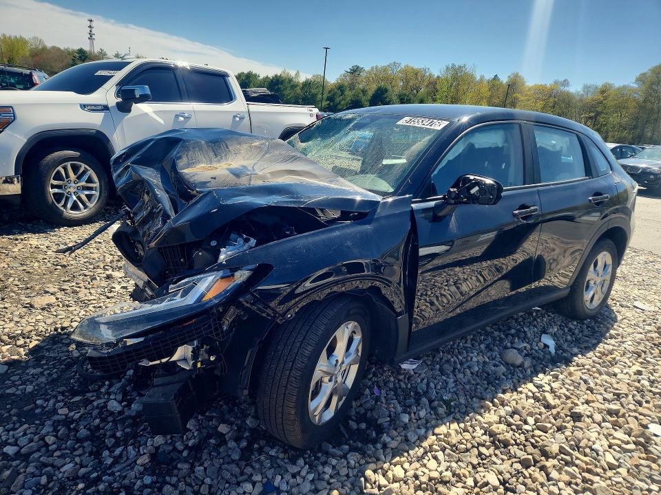2025 Honda HR-V VIN 3CZRZ2H37SM768785 COPART salvage auction — Front End, RI - CERTIFICATE OF TITLE, sold $1,300 on 2026-06-11 (photo 1)