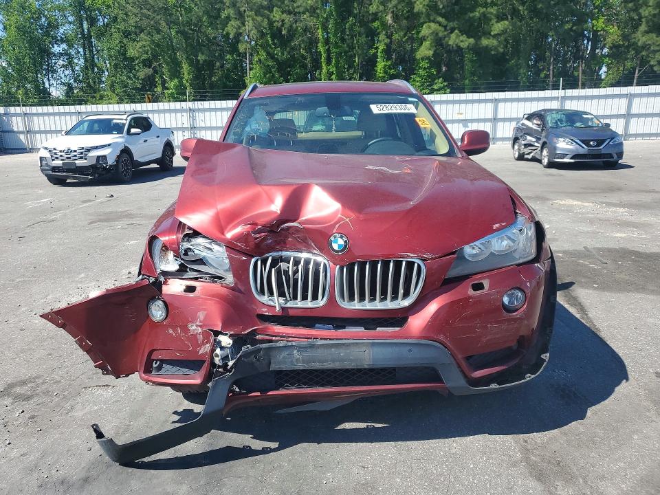 2014 BMW X3 VIN 5UXWX9C54E0D40942 COPART salvage auction — FRONT END, NC - SALVAGE CERTIFICATE OF TITLE, sold $275 on 2026-07-02 (photo 5)