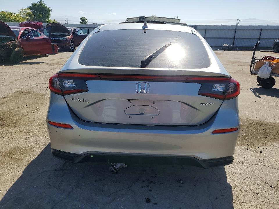 2025 Honda Civic VIN 19XFL2H82SE004276 COPART salvage auction — SIDE, Ca - Salvage Certificate, sold $3,600 on 2026-07-06 (photo 6)