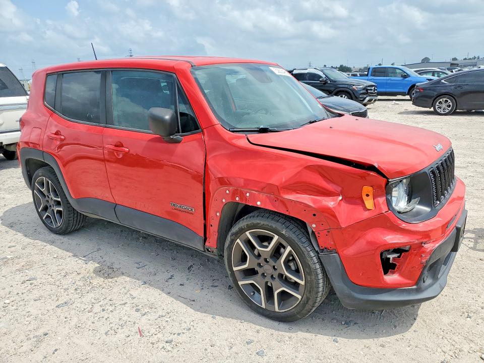 2020 Jeep Renegade VIN ZACNJAAB9LPL76457 COPART salvage auction — FRONT END, Tx - Certificate Of Title, sold $5,100 on 2026-07-17 (photo 4)