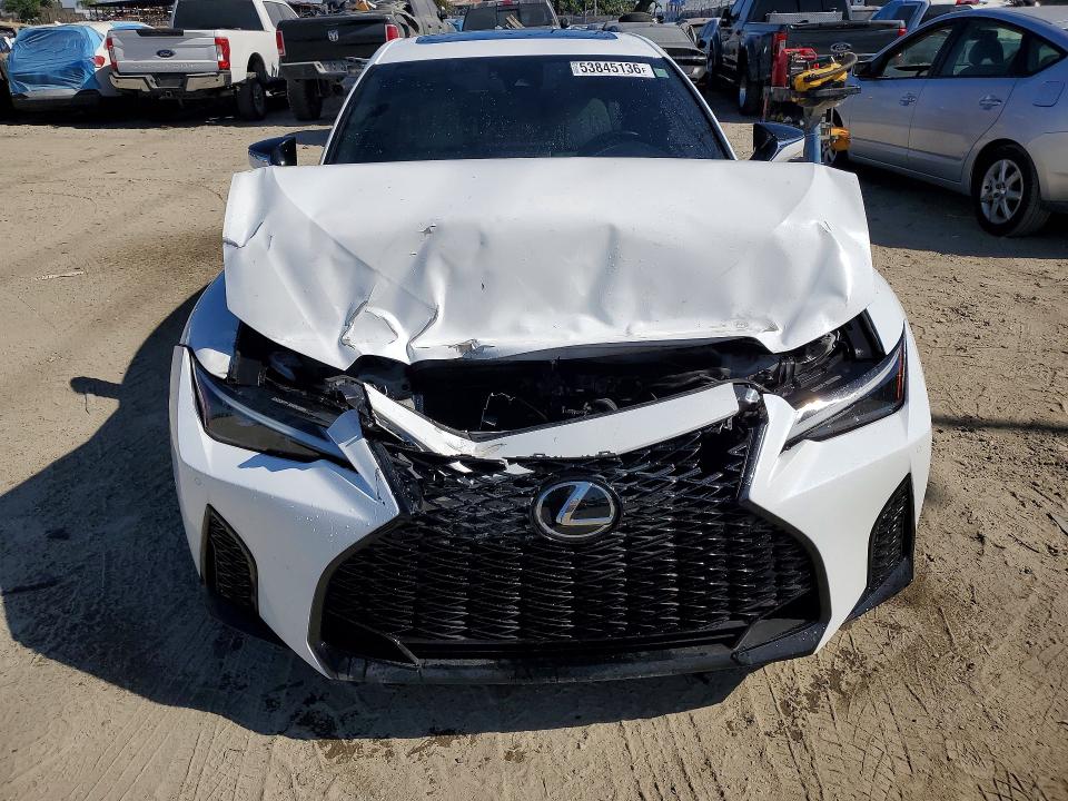 2023 Lexus Is VIN JTHGZ1B21P5061927 COPART salvage auction — FRONT END, Ca - Salvage Certificate, sold $13,900 on 2026-07-02 (photo 5)