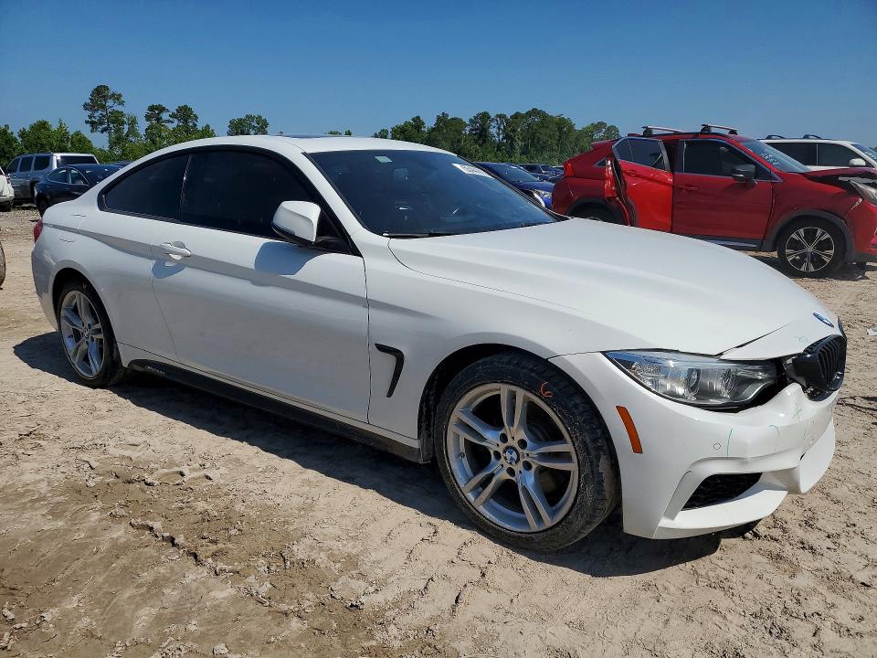 2015 BMW 4er VIN WBA3N5C51FK484838 COPART salvage auction — SIDE, TX - SALVAGE VEHICLE TITLE (P), sold $2,000 on 2026-07-31 (photo 4)