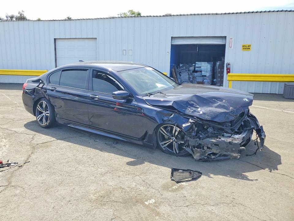 2017 BMW 7er VIN WBA7E2C34HG740829 COPART salvage auction — FRONT END, CA - SALVAGE CERTIFICATE, sold $3,250 on 2026-07-17 (photo 4)