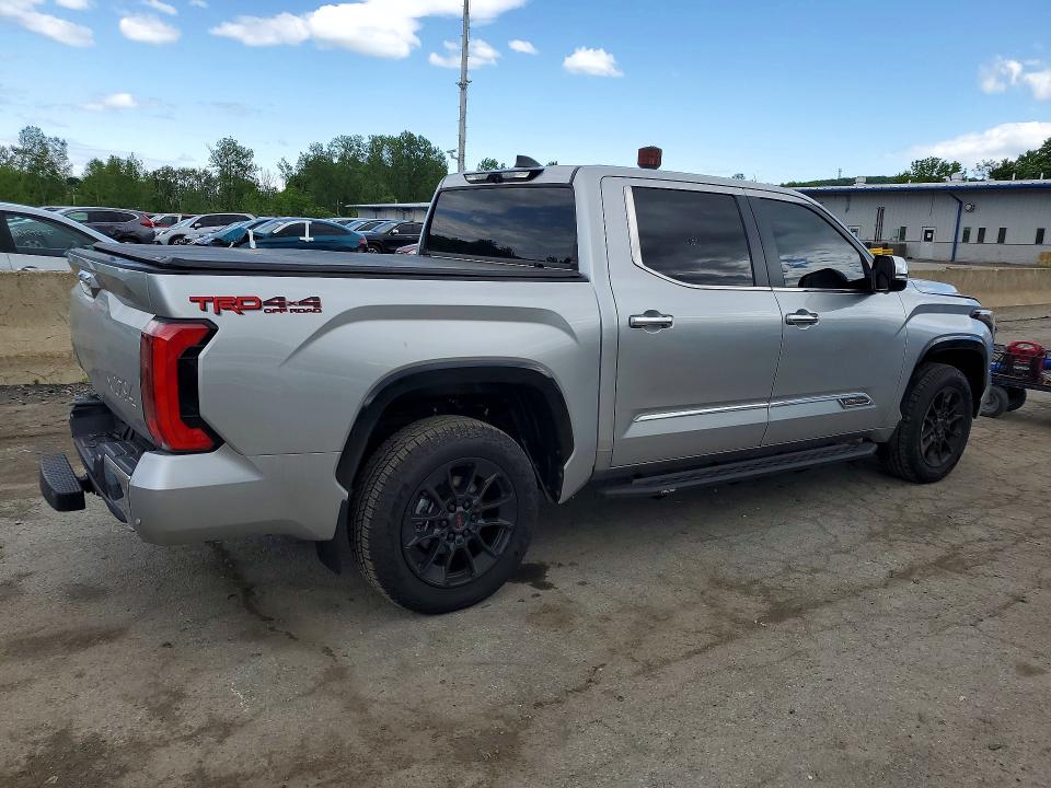 2025 Toyota Tundra VIN 5TFMA5DB5SX295596 COPART salvage auction — REAR END, Ny - Mv-907A Salvage Certificate, sold $42,000 on 2026-07-07 (photo 3)
